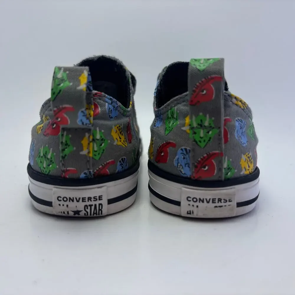 CONVERSE All Star Dinosaur Print Shoes Size Toddlers 9C